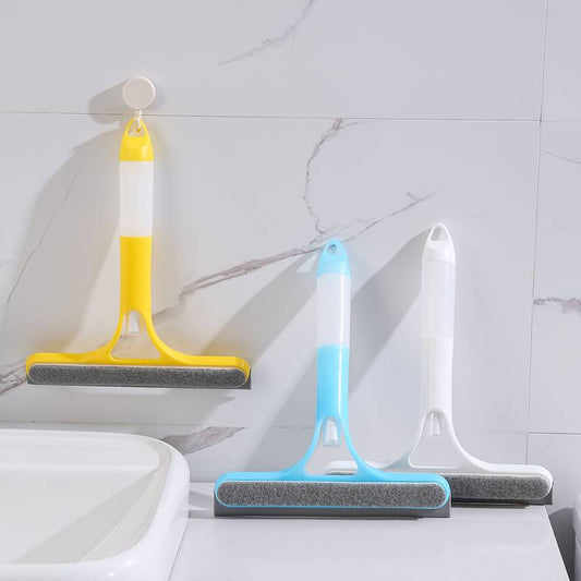 3-in-1 & Mirror Scraper with Removable Microfiber Cloth